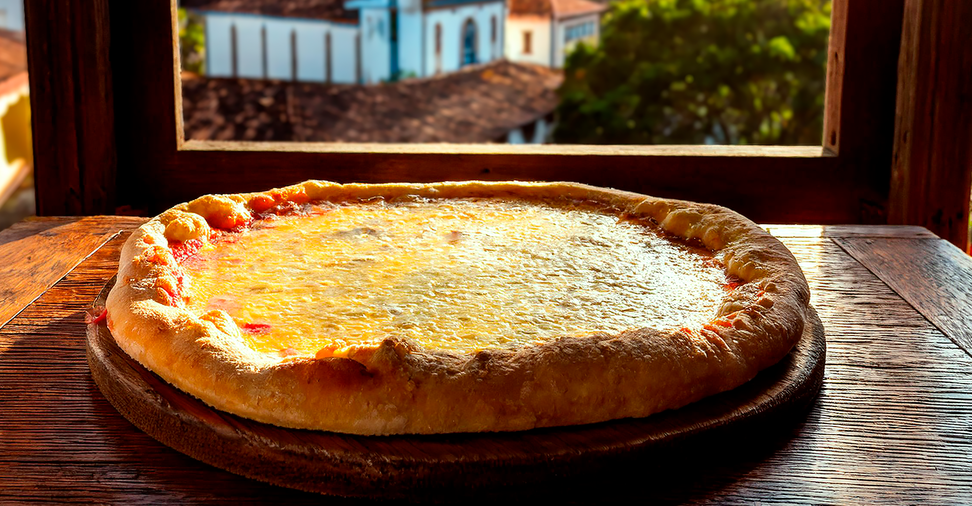 Pizza de Pão de Queijo